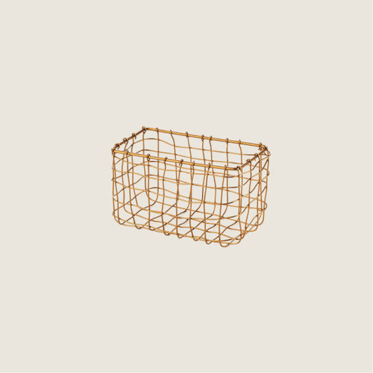 Iron Wire Basket Rectangle