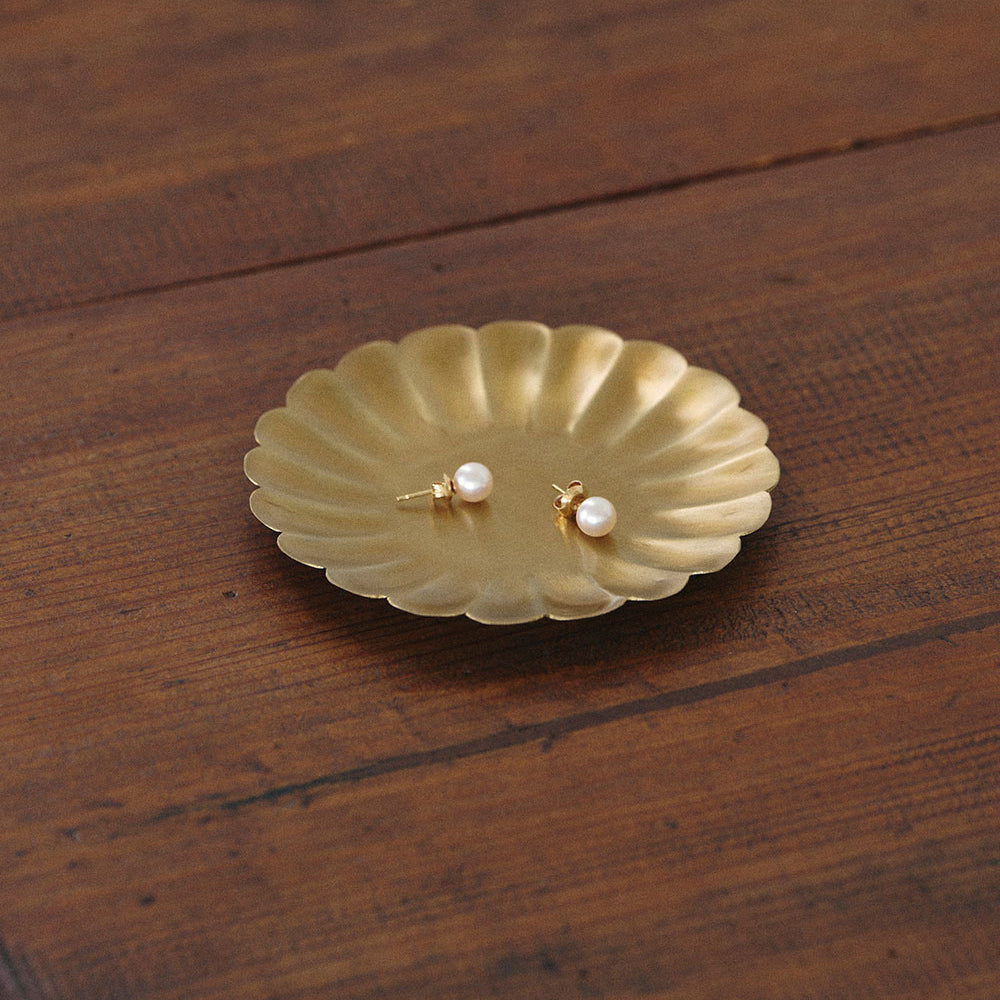 Brass Petal Tray