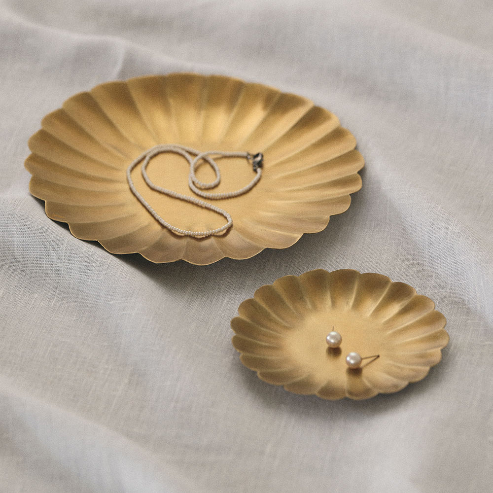 Brass Petal Tray