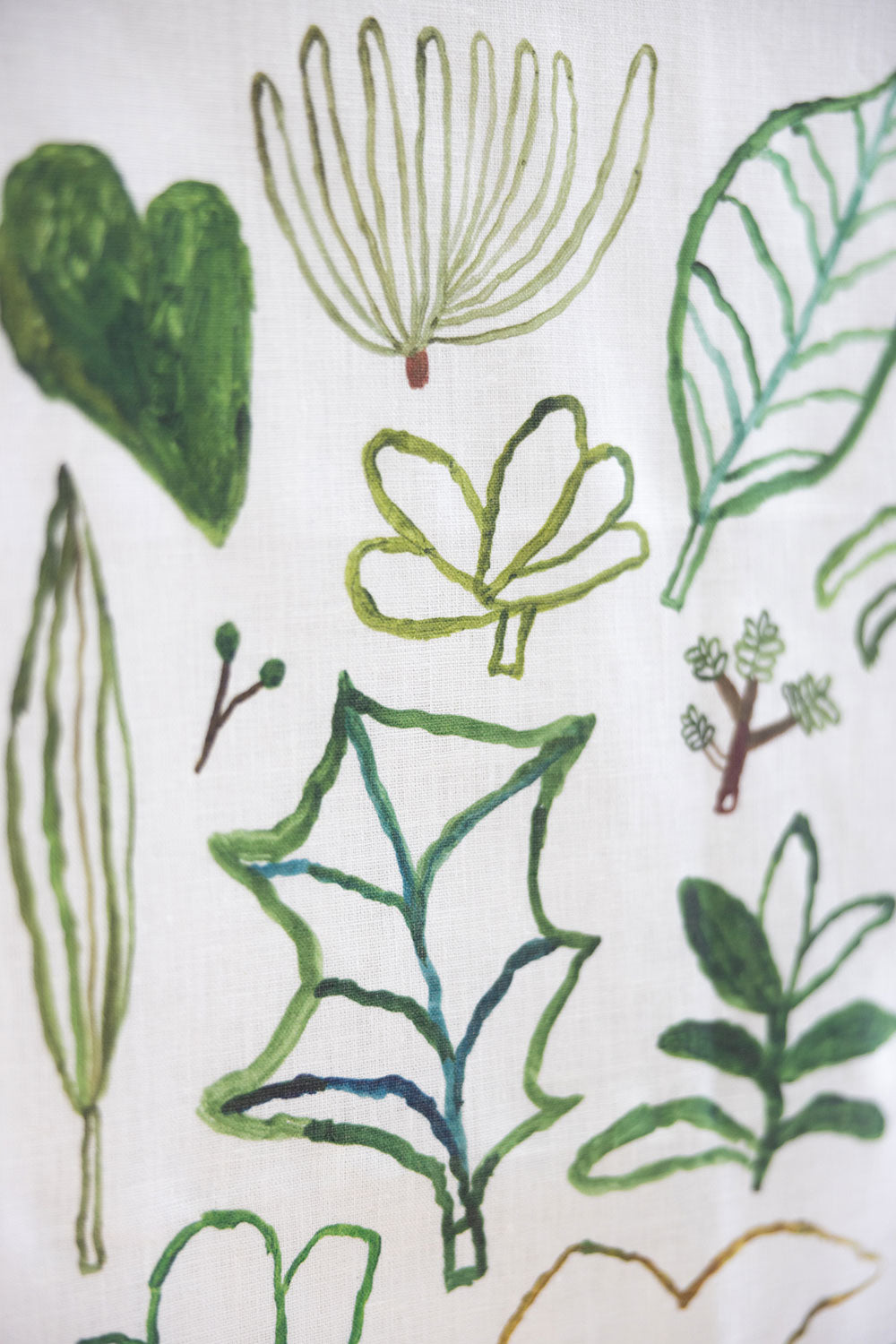 2026 Linen Calendar Green Plants