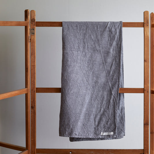 Linen Chambray Towel - Grey