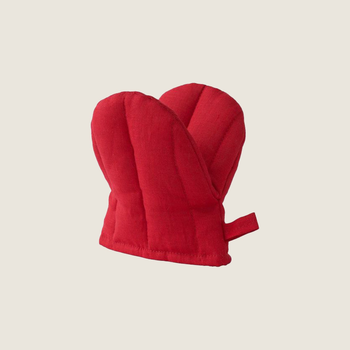 Oven Mitten - Coquelicot