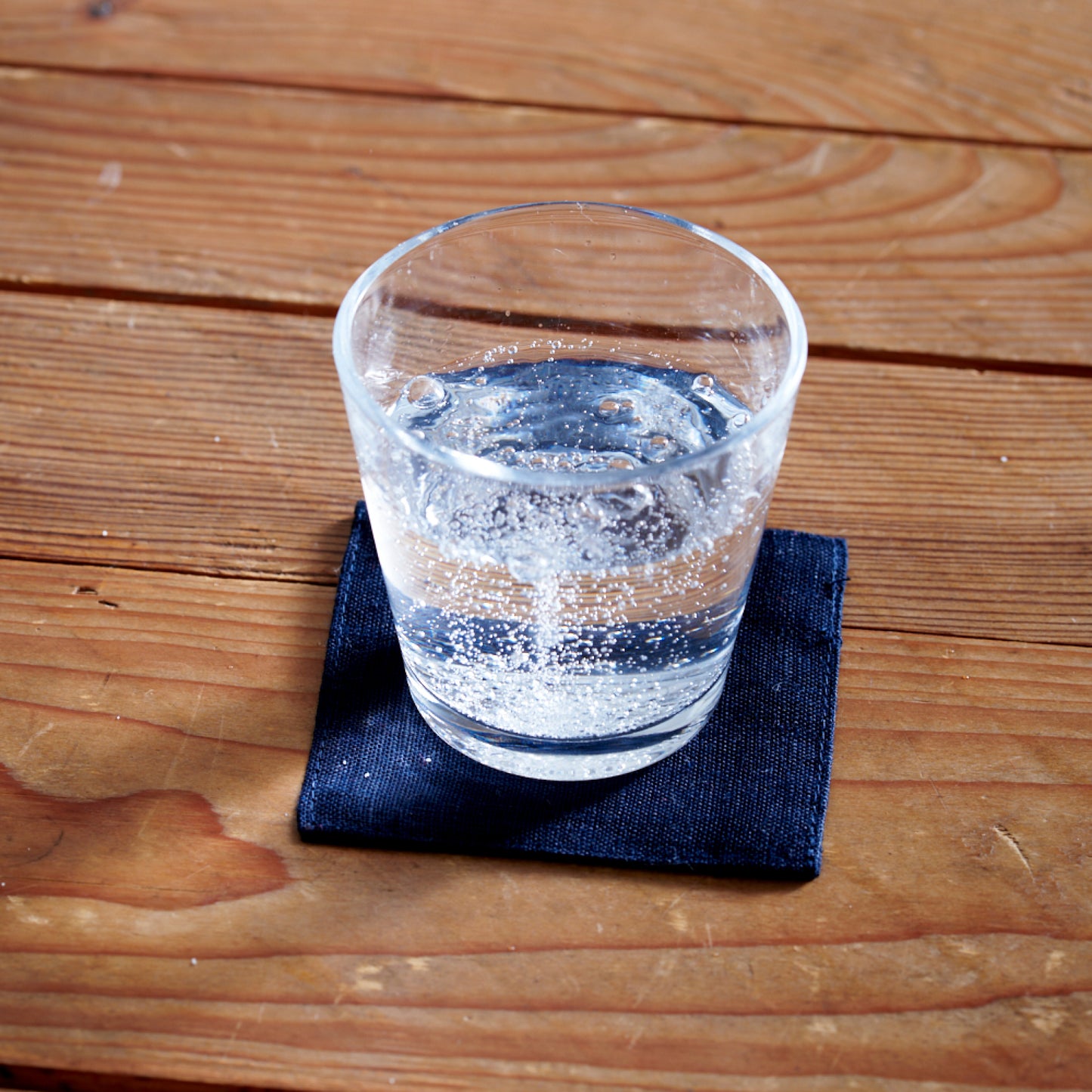 Linen Coaster | Navy