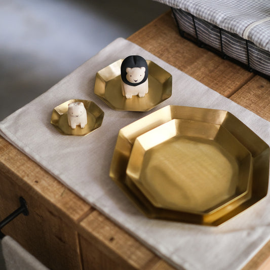 Brass Plate Octagon