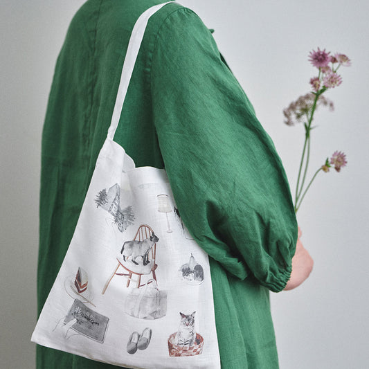 One Handle Bag Living With Cats - Misato Ogihara
