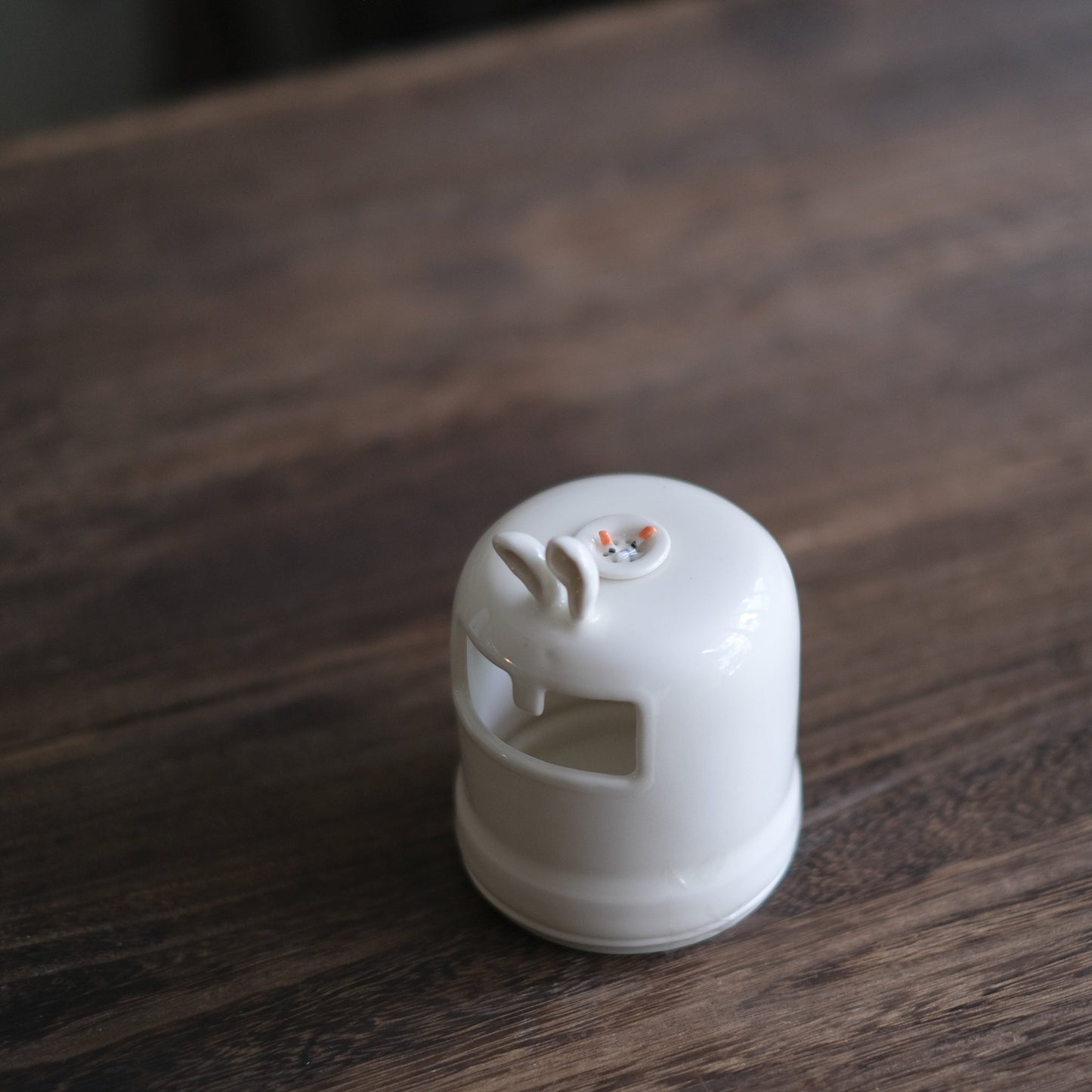 Rabbit Trash Can White 3