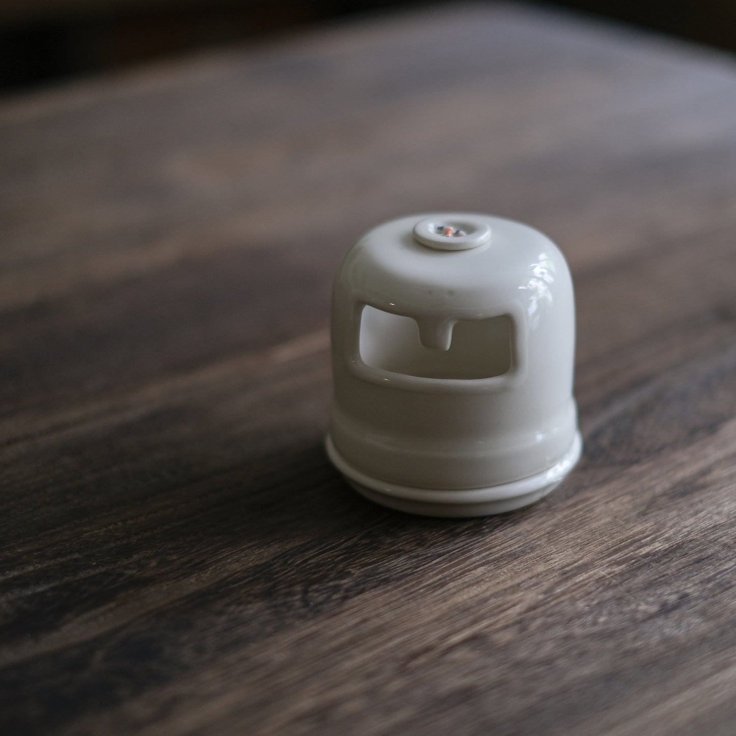 Earless Rabbit Trash Can White