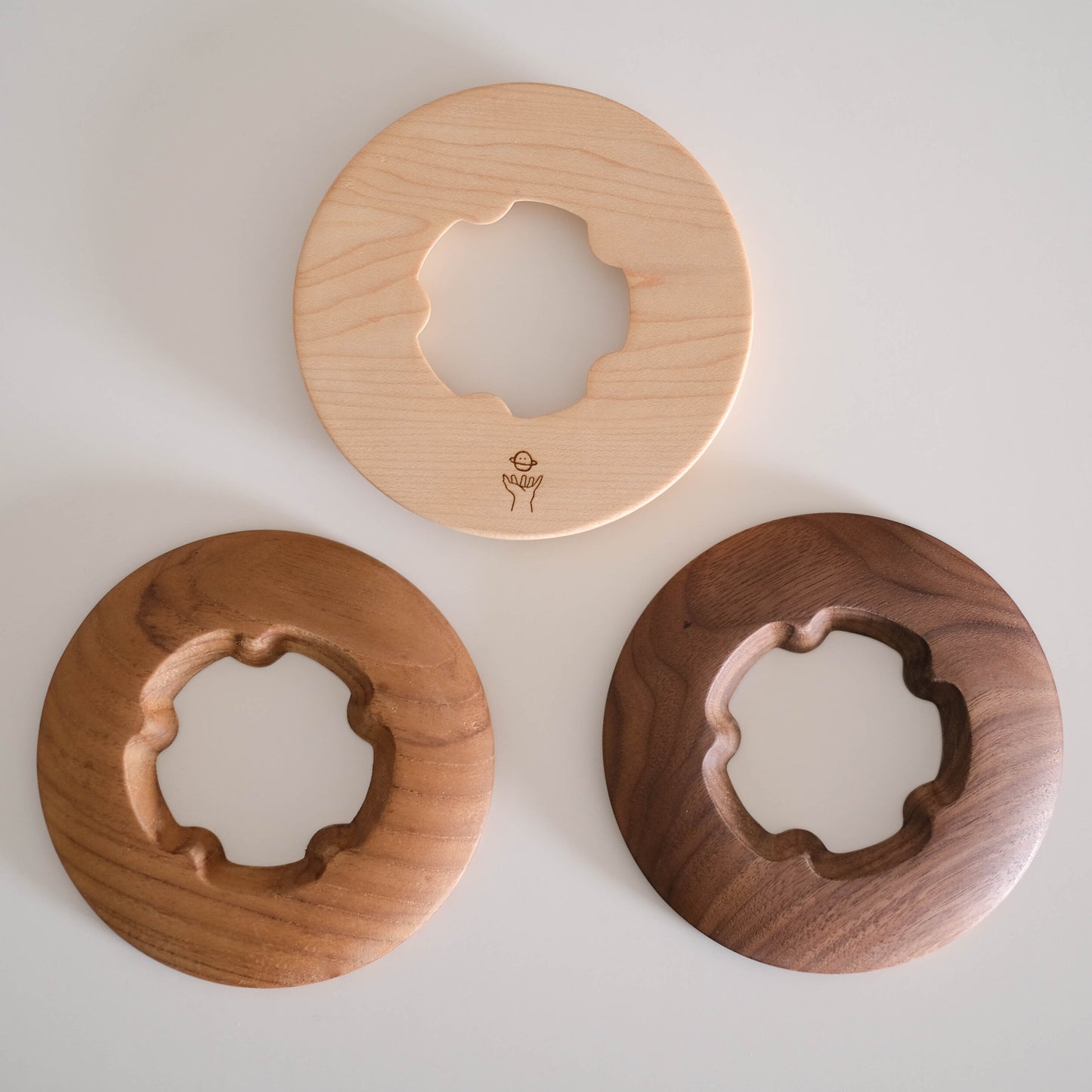 Saturn X Coninety Wood Dripper Holder