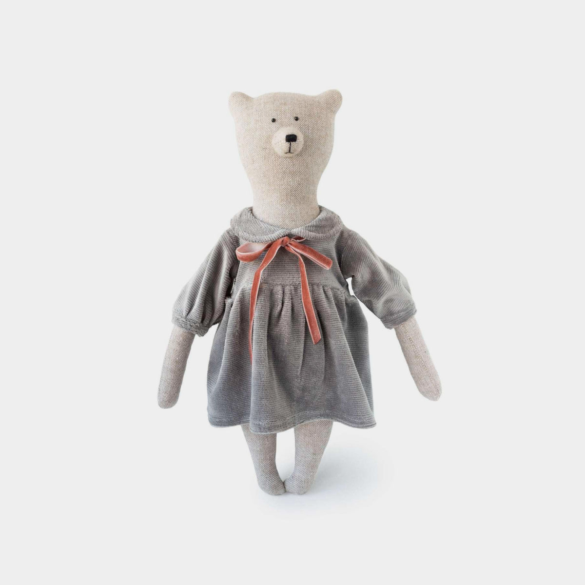 Dress Velvet Gray - Philomena Kloss