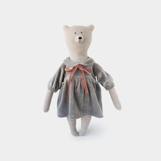 Dress Velvet Gray - Philomena Kloss