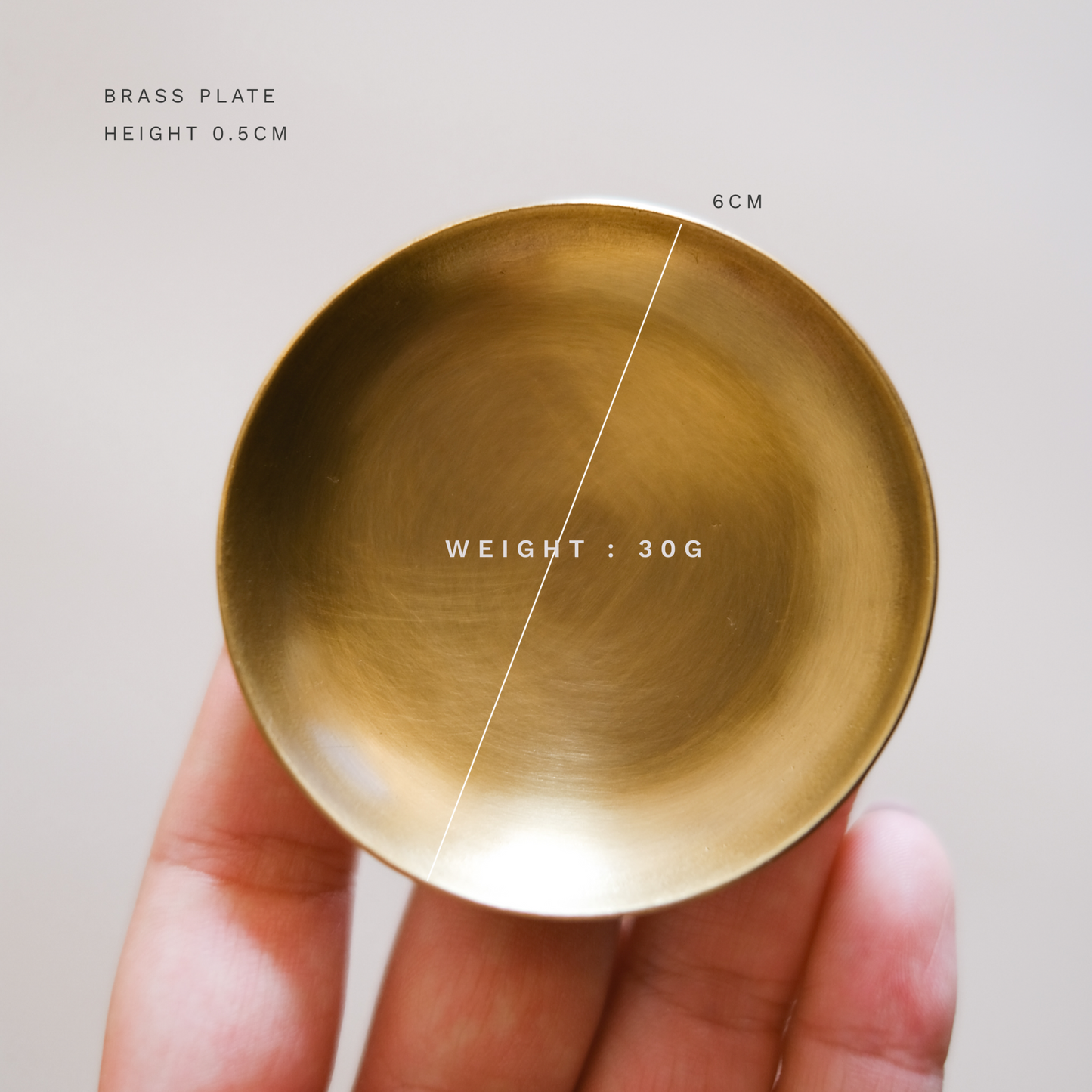 Brass Round Plate
