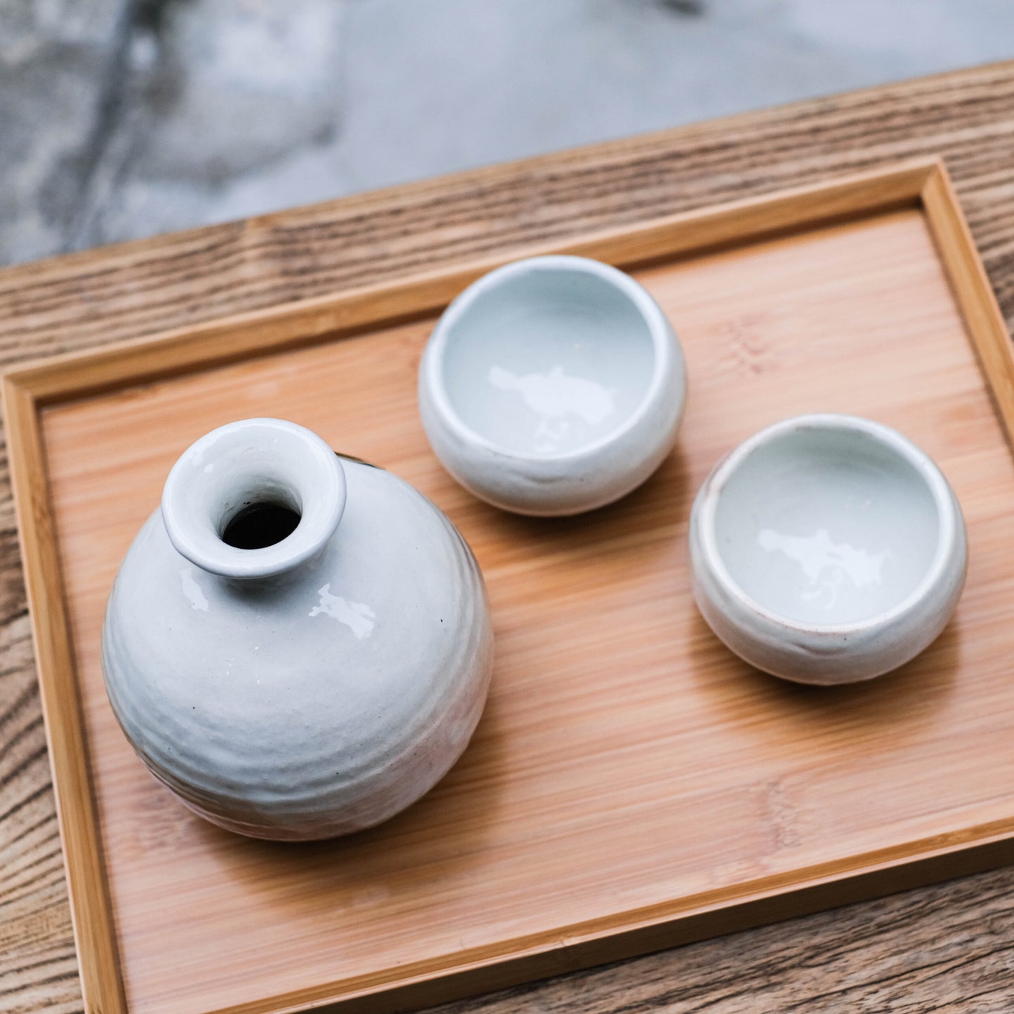 Shigaraki Ware Sake Set