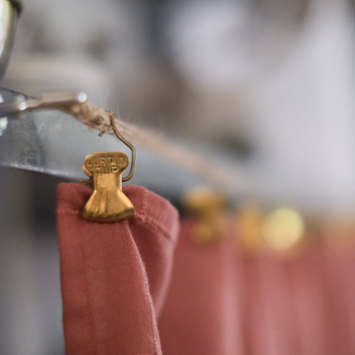Curtain Clip - Brass - S(10)