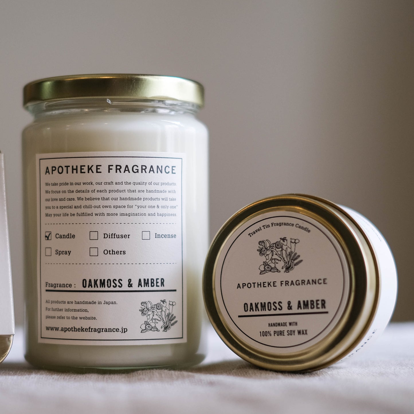 Apotheke Fragrance Candle Old Package