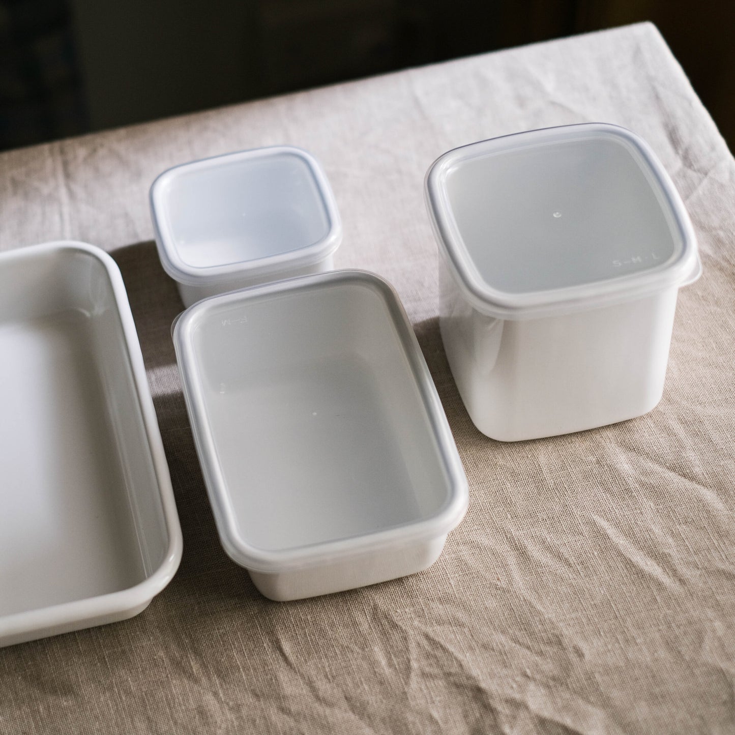 Noda Horo White Enamel Series