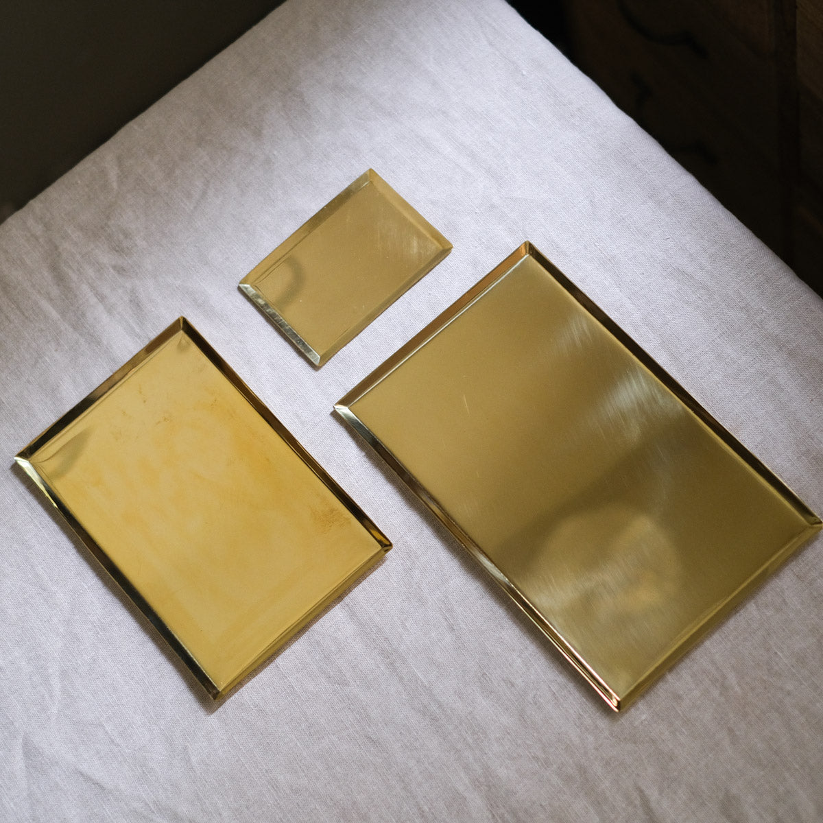 Brass Sort Tray Rectangle