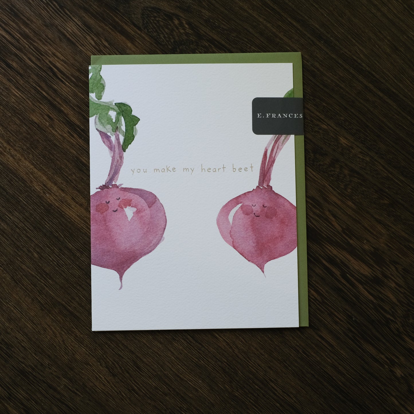 You Make My Heart Beet - Greeting Card