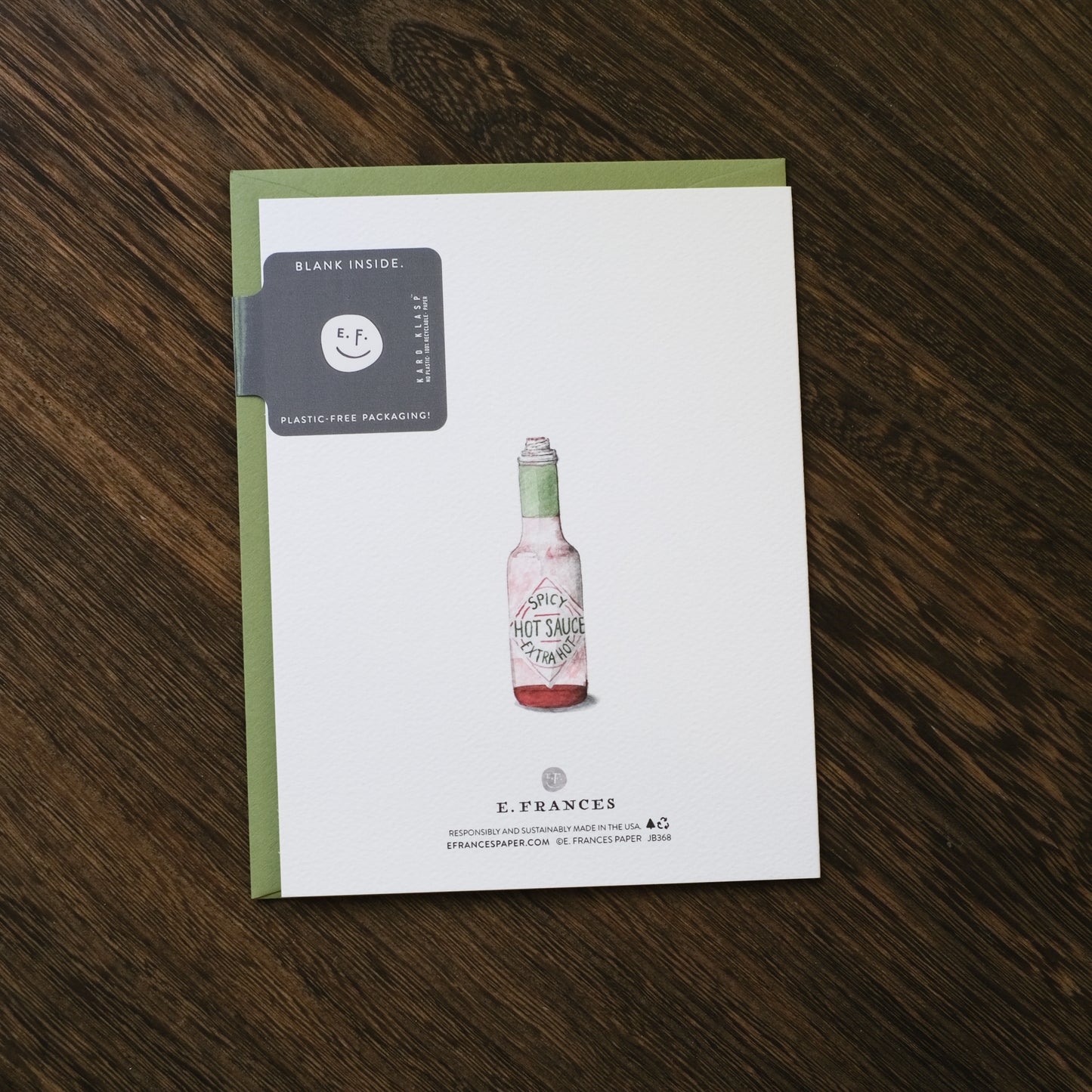 Hot Sauce - Greeting Card