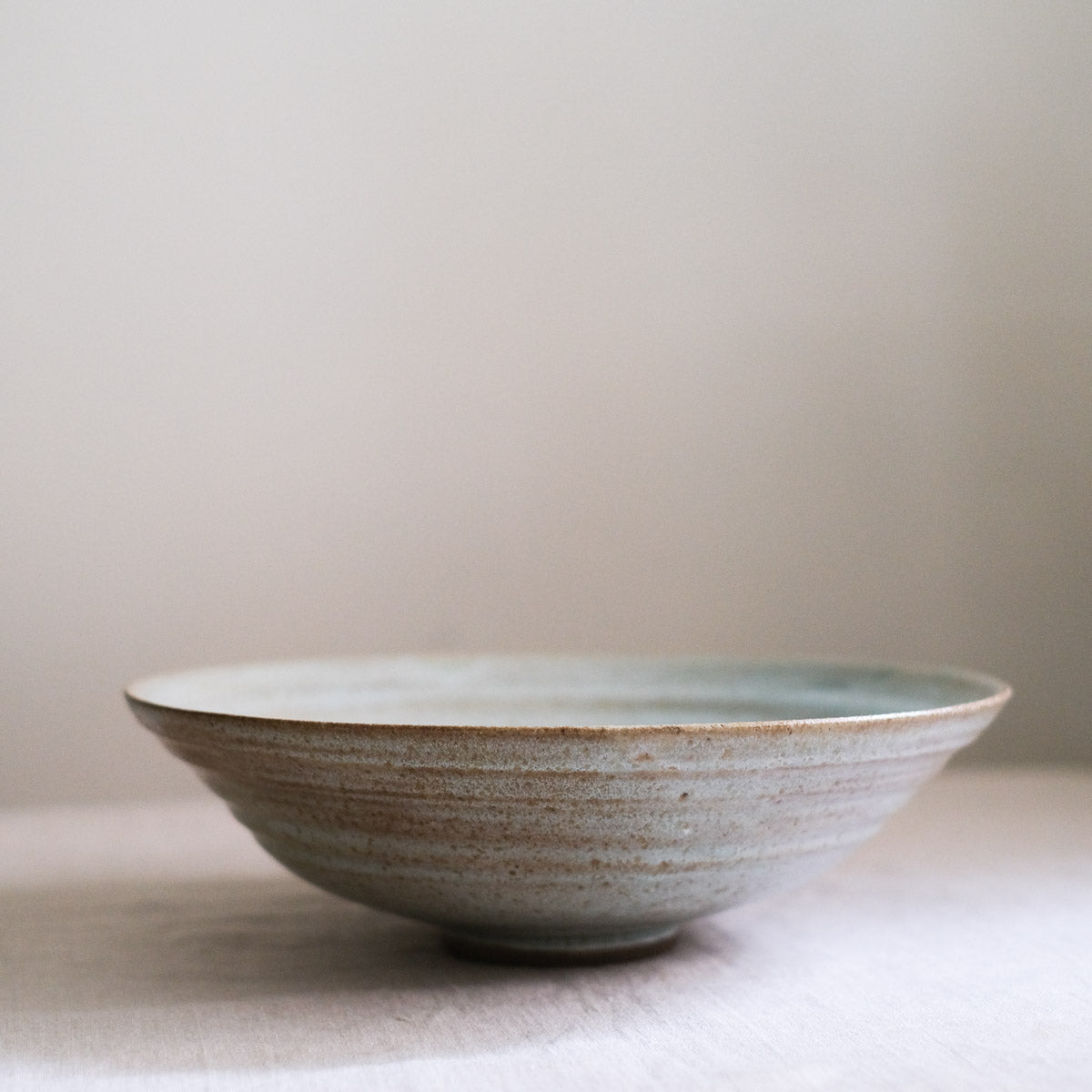 Made In 852 Espella Hui - Green Glaze Flat Bowl 29Cm - Co-E65