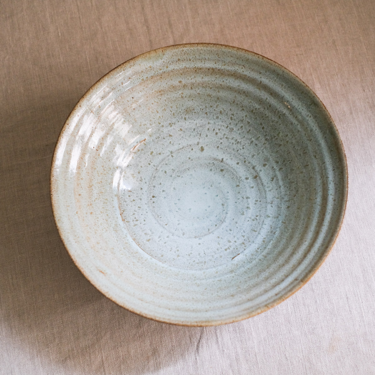 Made In 852 Espella Hui - Green Glaze Flat Bowl 29Cm - Co-E65