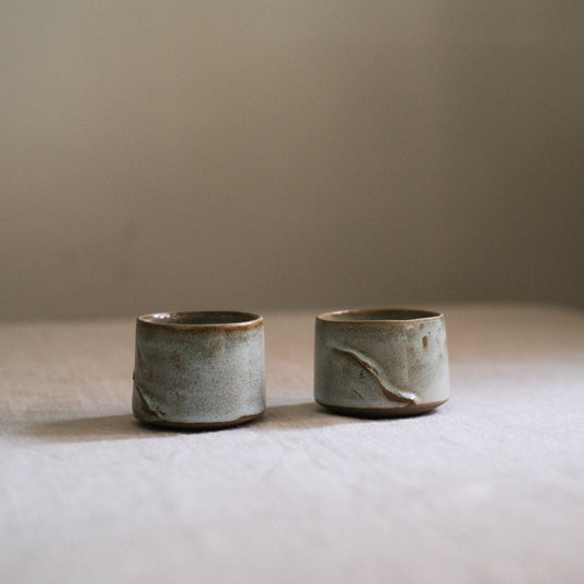 Made In 852 Espella Hui - Green Glaze Sake Cup - Co-E71