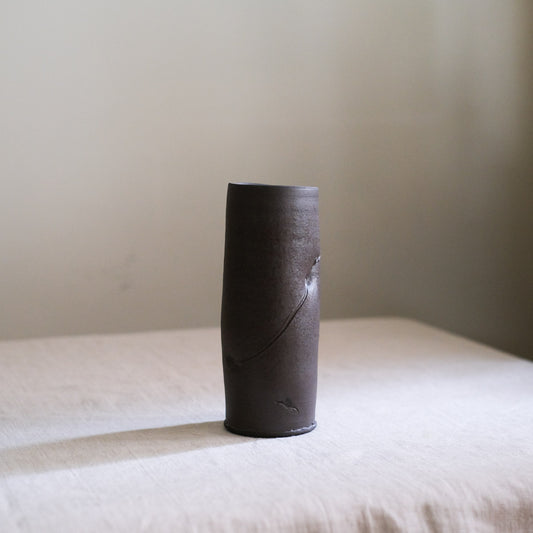 Made In 852 Espella Hui - Black Clay Vase - Co-E66