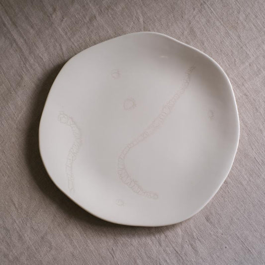 Made In 852 Espella Hui - 27Cm Porcelain Plate - Co-E53