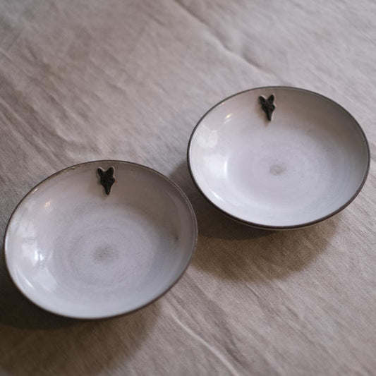 Made In 852 Espella Hui - Black Vulcan Fox Plate Small - Co-E59