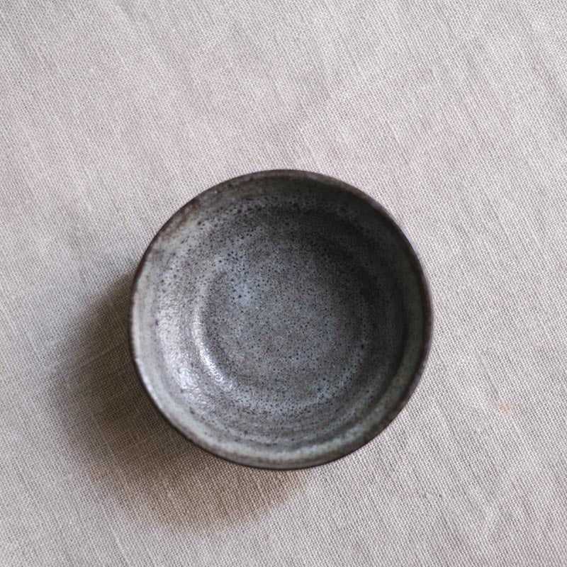 Made In 852 Espella Hui - Black Clay Sake Cup - Co-E34