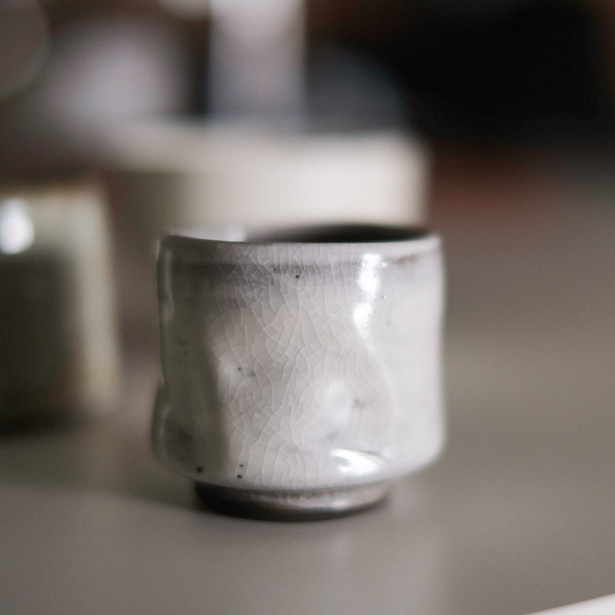 Made In 852 Espella Hui - Black Clay Sake Cup - Co-E24