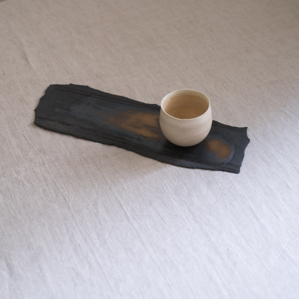 Plate Black Thing Long - Po24