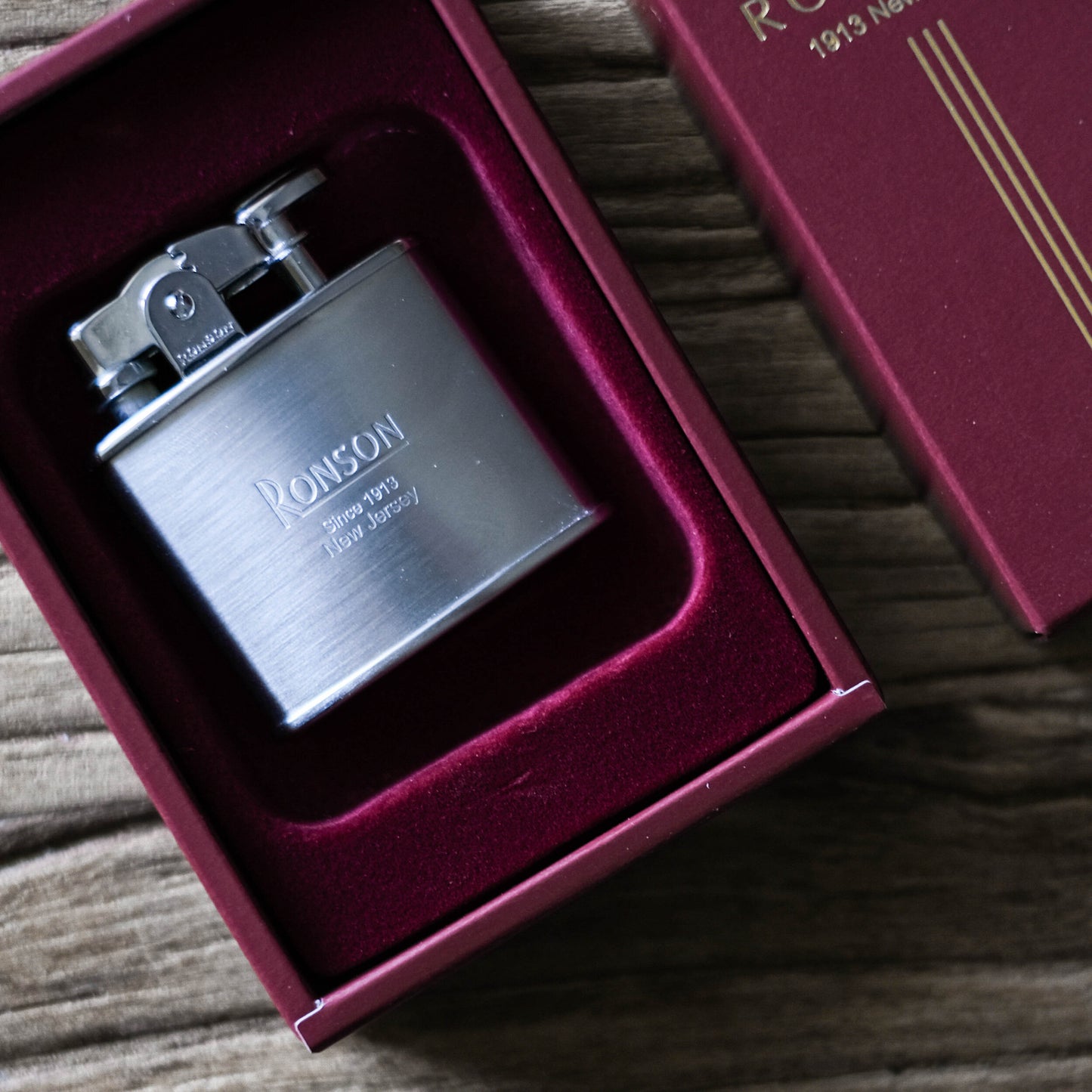 Ronson Nostalgia Chrome Satin