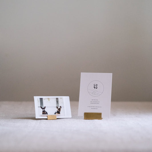 Brass Card Holder