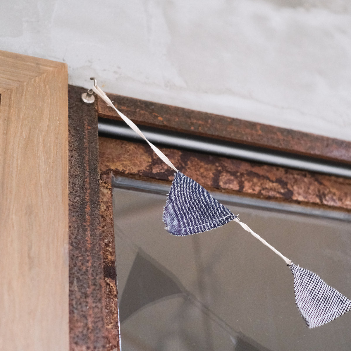 Linen Fabric Garland Color Assorted