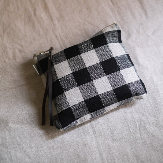 Canna Linen Pouch Bag