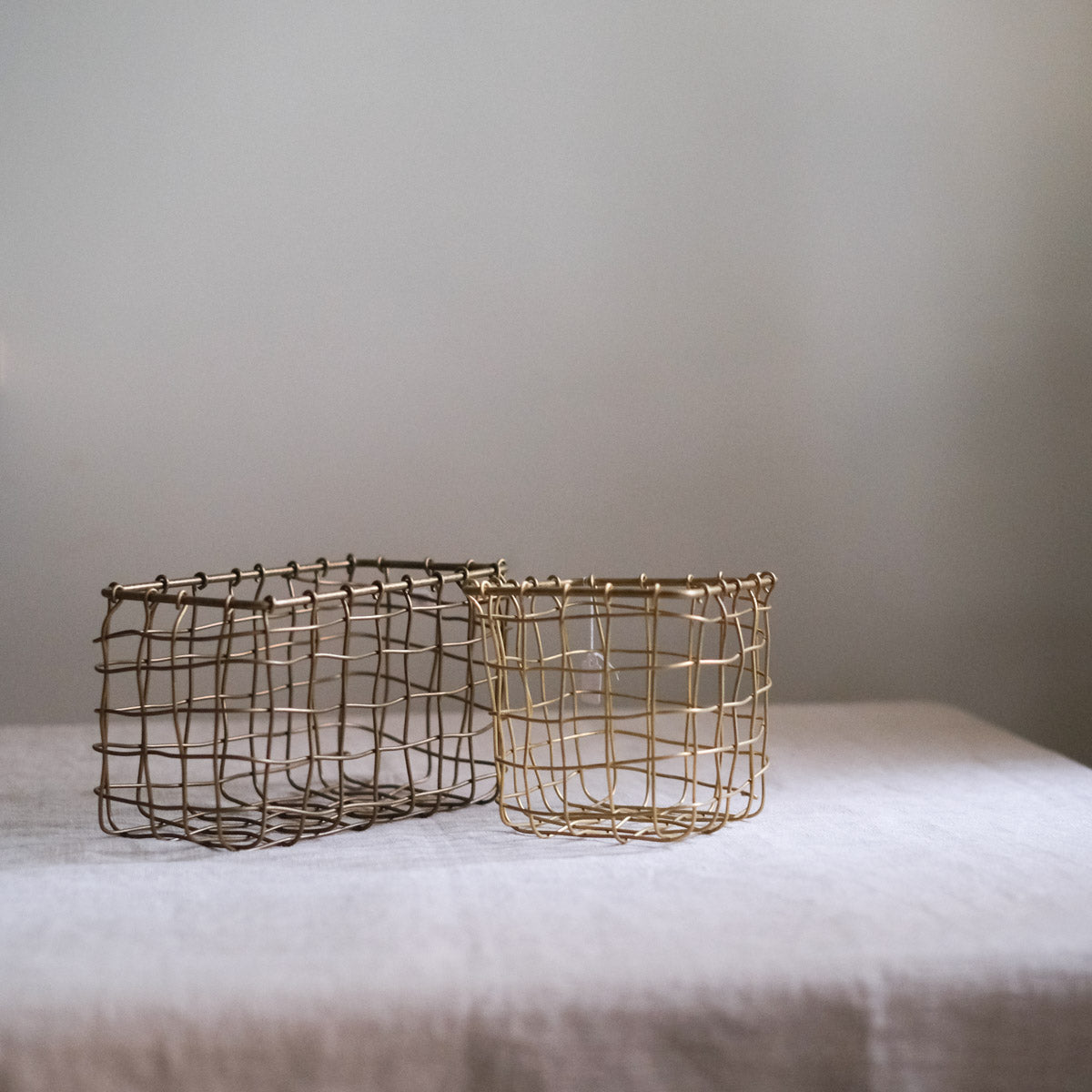 Brass Wire Basket