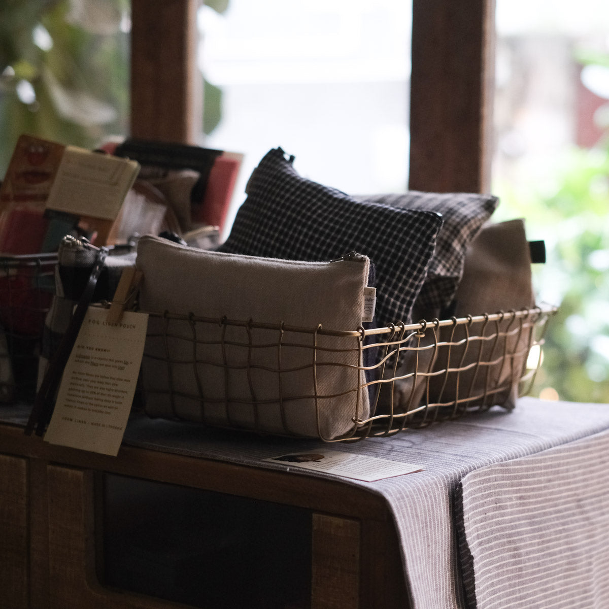 Brass Wire Basket - Large
