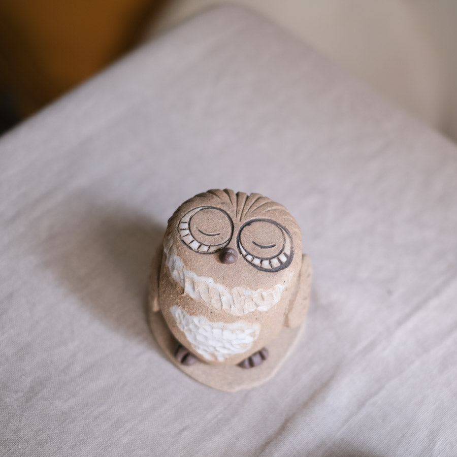 Shigaraki Ware - Owl Incense Cone