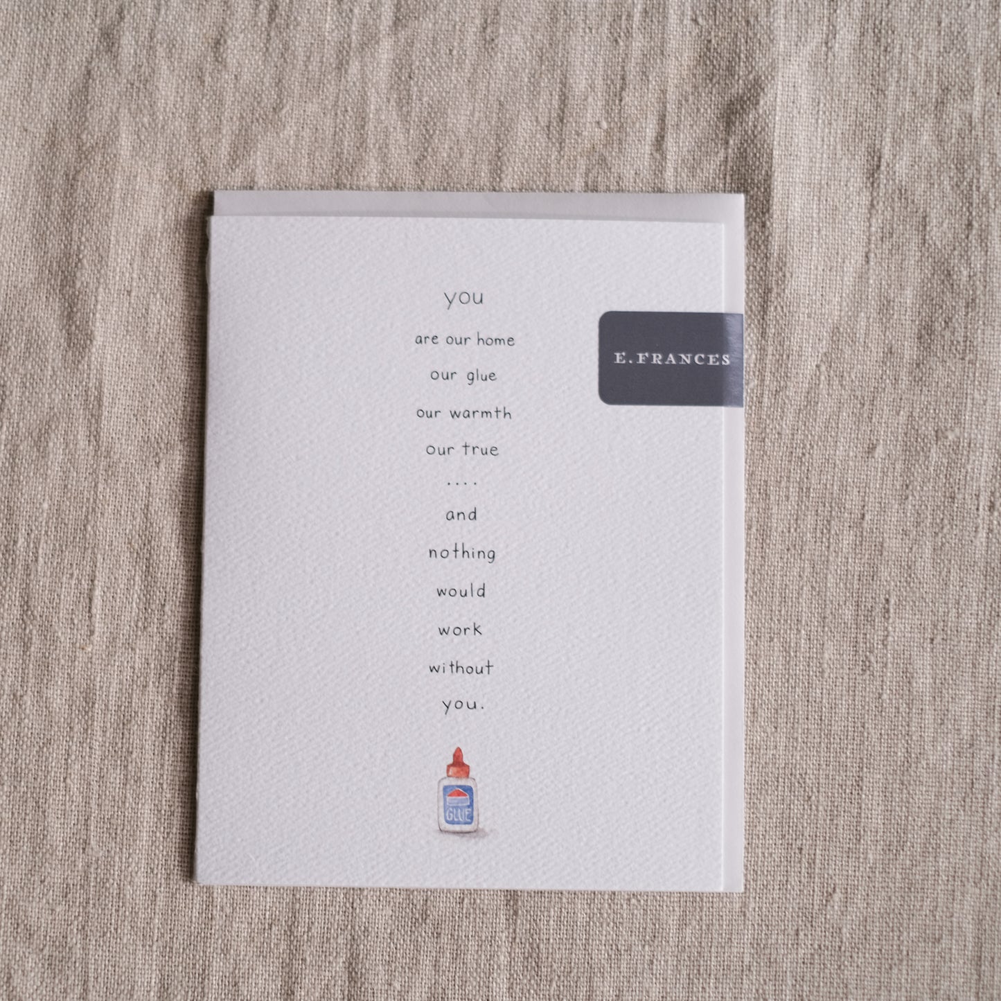 Glue - Greeting Card