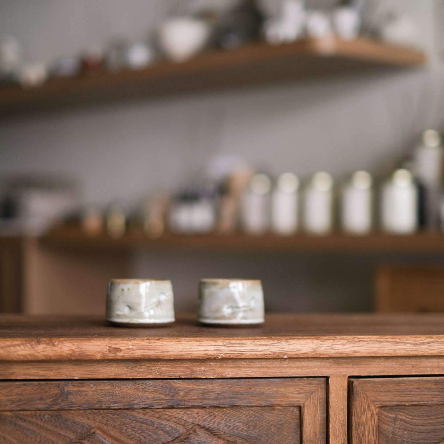 Turquoise Glaze Sake Cup - Co-E123