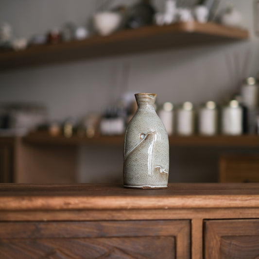 Turquoise Glaze Sake Bottle - Co-E122