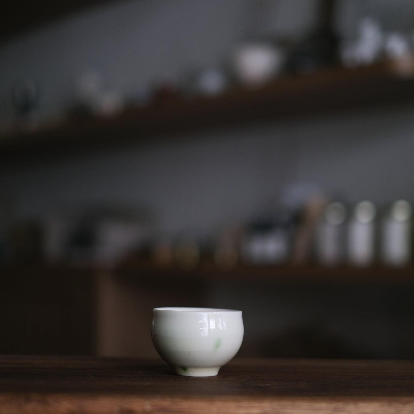 Queenie Leung - Green Sake Cup - Ql-26
