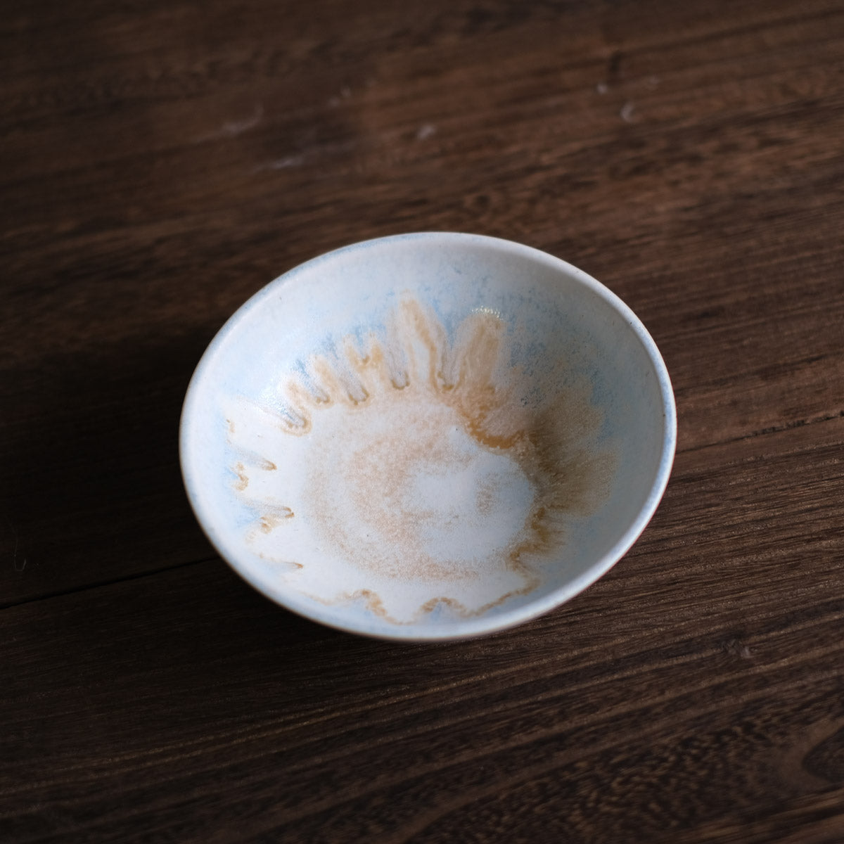 852 - Queenie - Small Plate Bowl Baby Blue