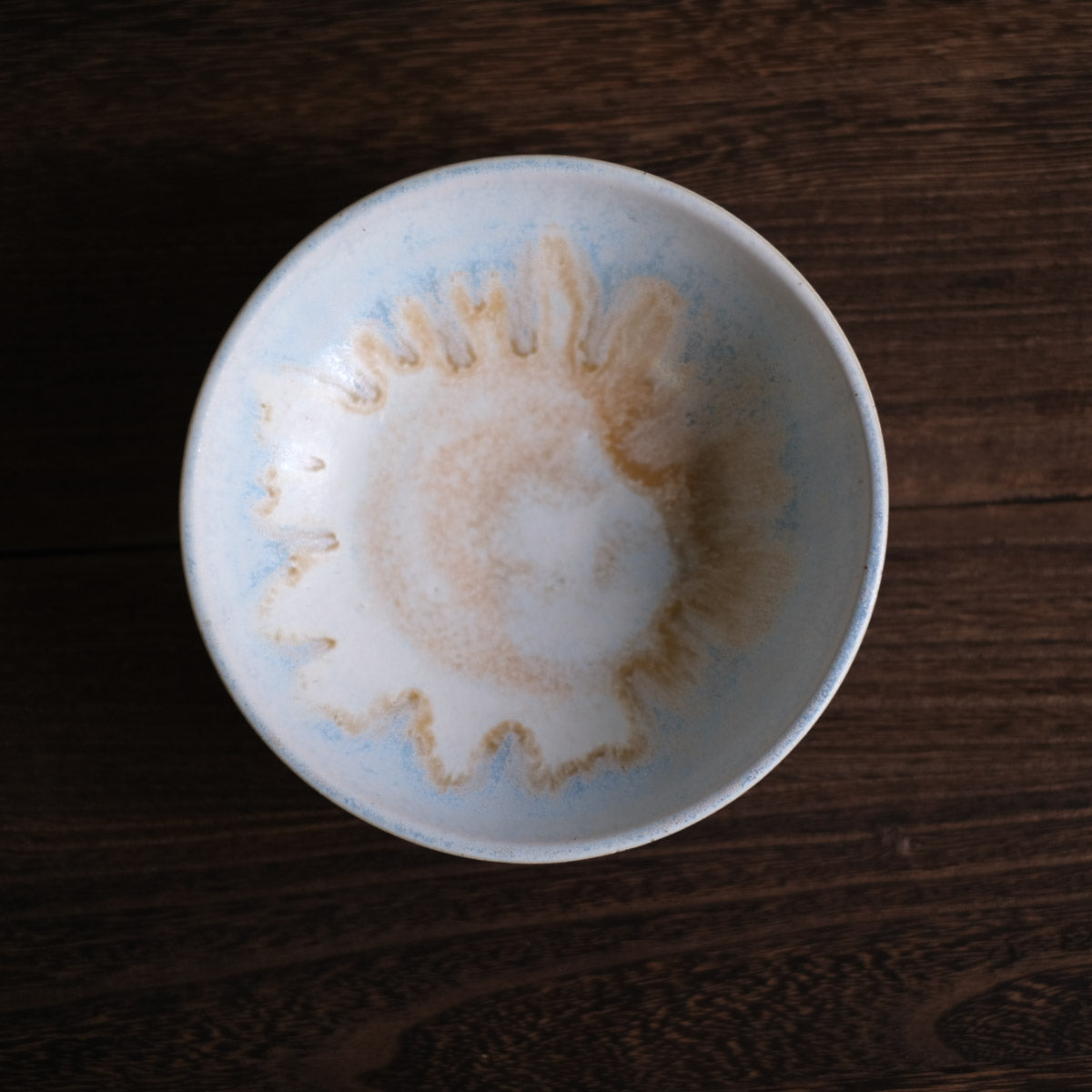 852 - Queenie - Small Plate Bowl Baby Blue