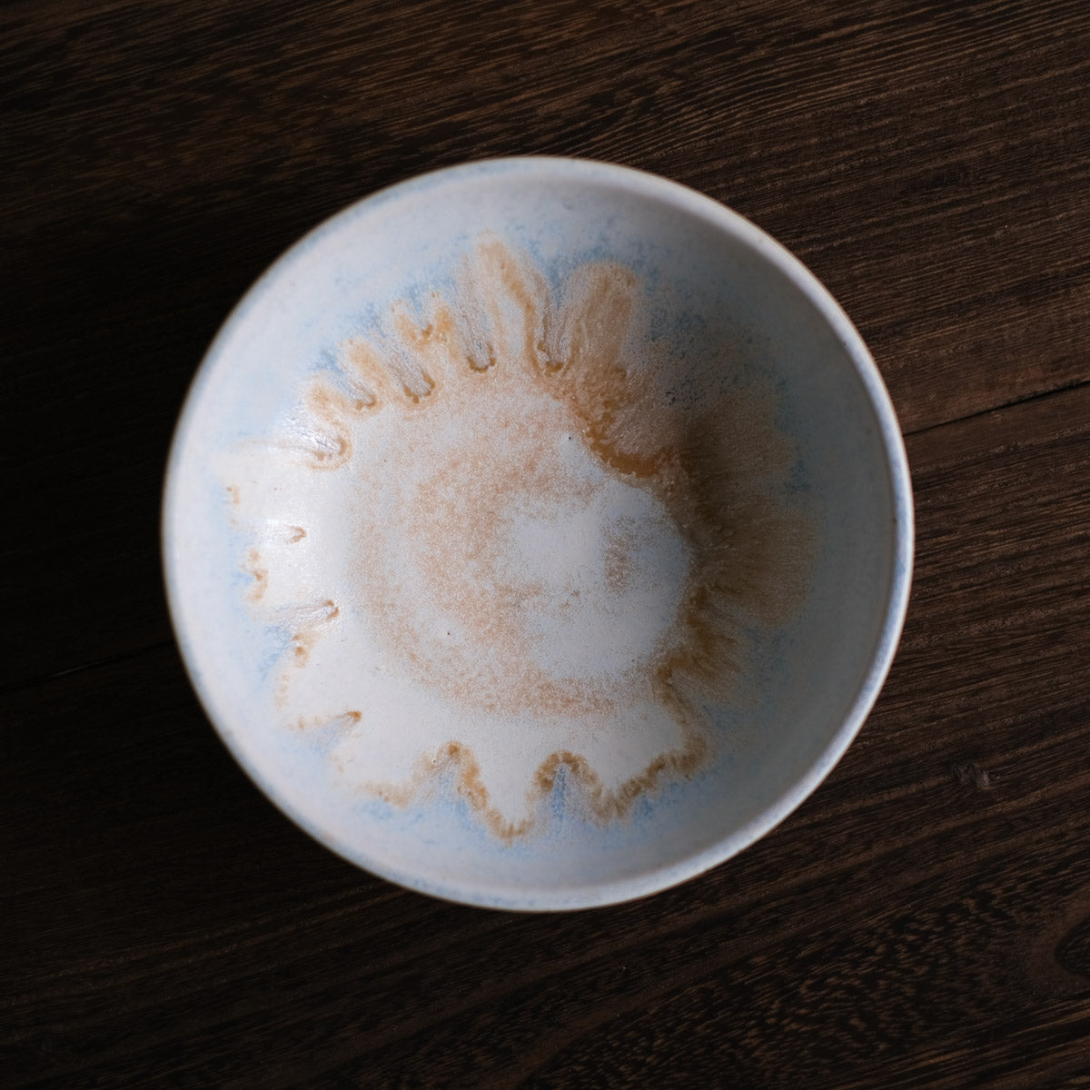 852 - Queenie - Small Plate Bowl Baby Blue