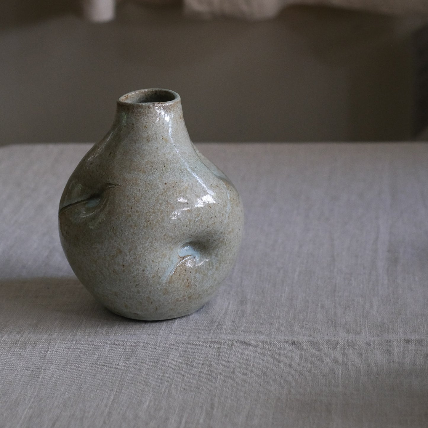 Dark Clay Vase 6Inch Height