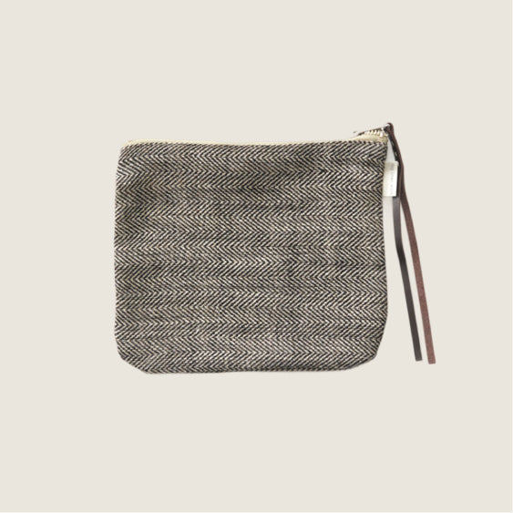 Canna Linen Pouch Bag