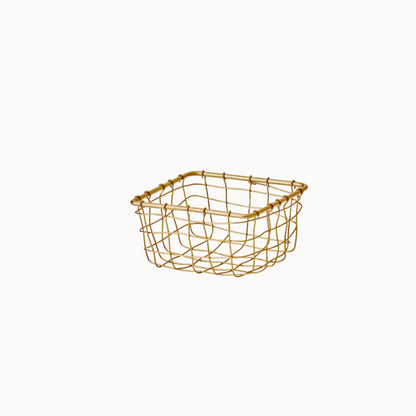 Iron Wire Basket Square - Small
