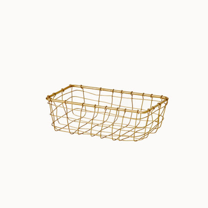 Iron wire basket rectangle - Small