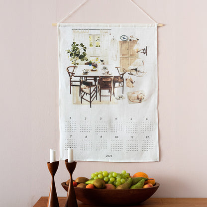 2025 Linen Calendar My Cozy Room